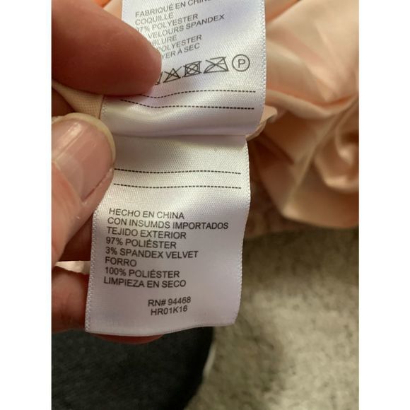 Laundry by Shelli Segal Off Shoulder Sheath Lace Blush Gown 8 - Picture 9 of 14